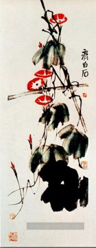 Liseron Qi Baishi et raisins traditionnelle chinoise Peinture décoratif
